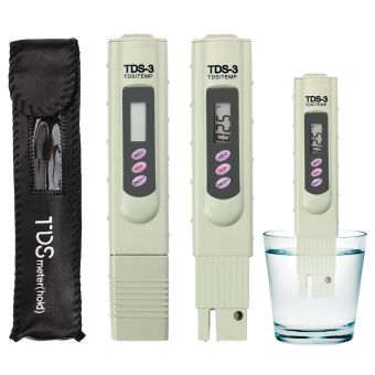 ... LCD pengukur PH + Digital TDS penguji TDS EC PPM suhu penguji kemurnian air saringan pena ...