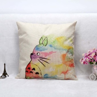 Linen Lempar Perahu Bulan Totoro Wadah Bantal Dekoratif Rumah Juni 2018 - 3 Linen Lempar Perahu Bulan Totoro wadah Bantal Dekoratif Rumah - 3