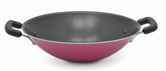 Maxim Ultra Wajan Teflon Anti Lengket 22 Cm + Wok 30cm Set - Pink April 2018 - 2 Maxim Ultra Wajan Teflon Anti Lengket 22 cm + Wok 30cm Set - Pink - 2