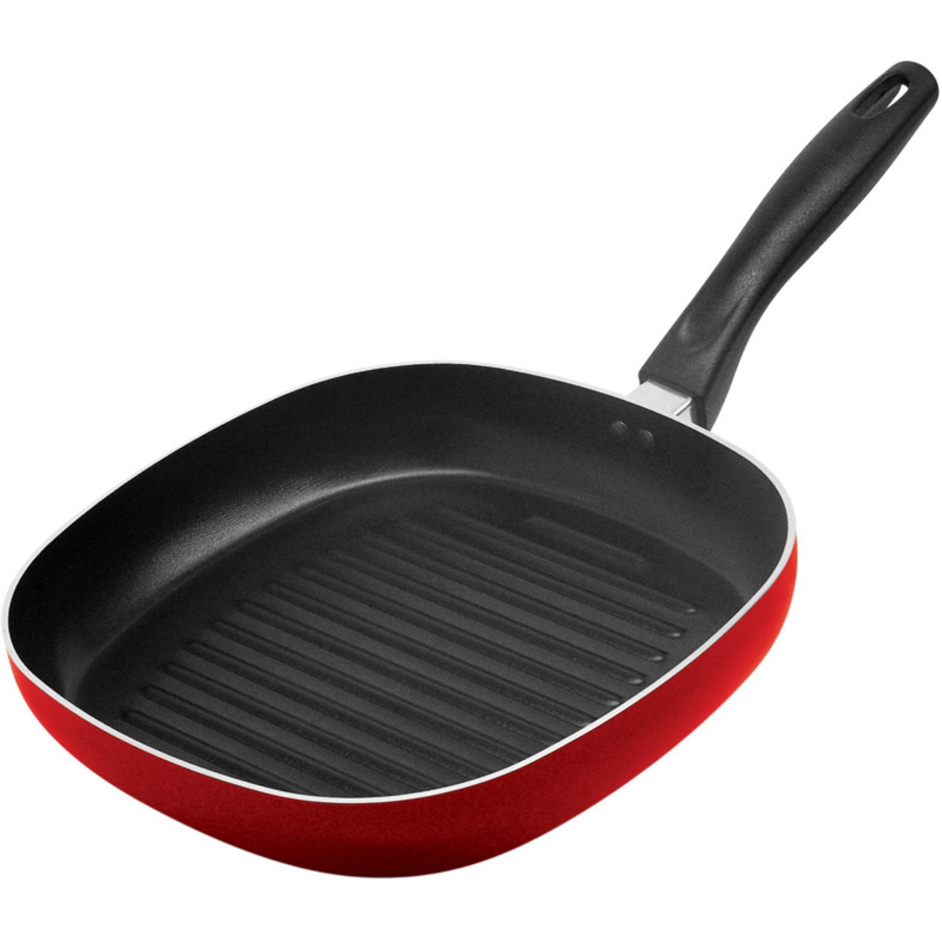 Maxim Valentino Square Grill / Panci Pemanggang Kotak 26 cm - Merah