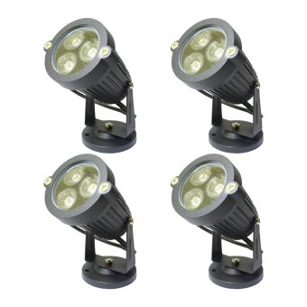 Miyalux Lampu Sorot LED 3watt - Warm white - 4Buah