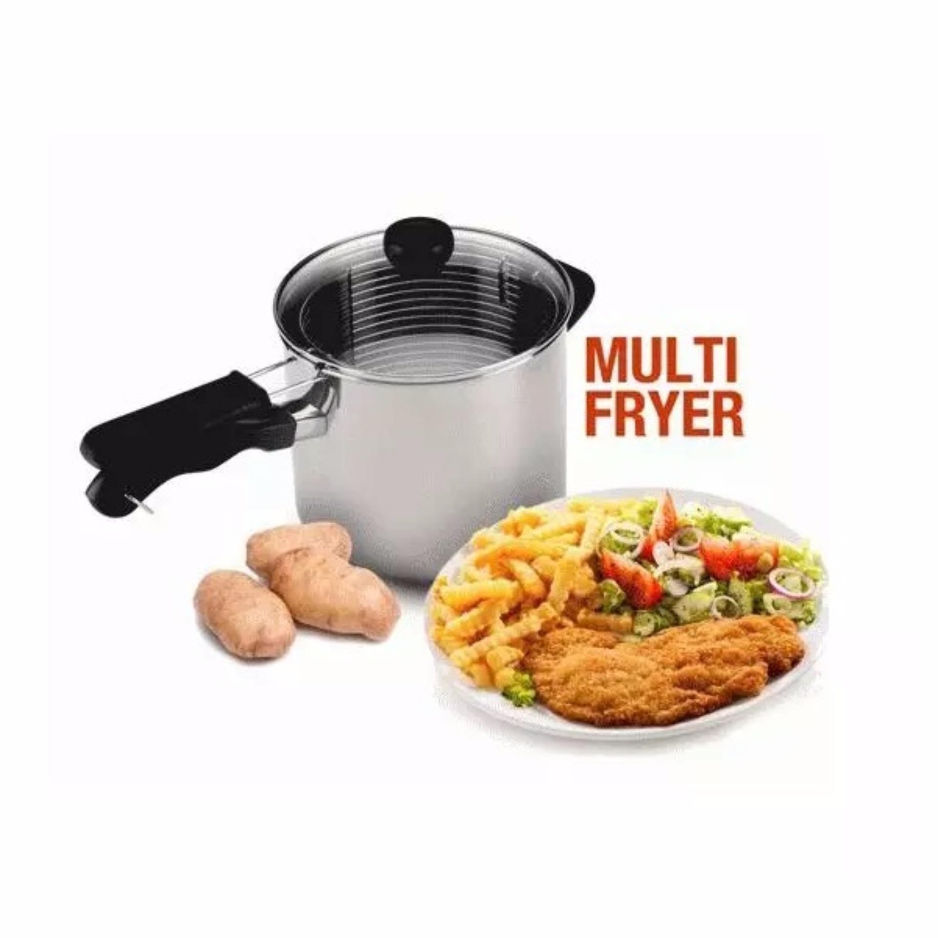 Multi Deep Fryer 18 - Goreng Kentang, Ayam, Tempura, Wajan Serbaguna