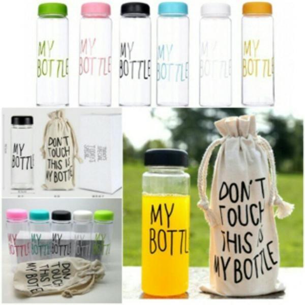 MY BOTTLE BOTOL MINUM 500ML + FREE POUCH