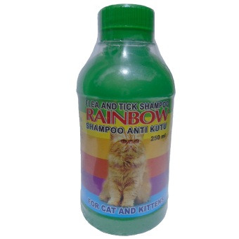 Gambar NDpets Flea   Tick Shampoo Rainbow Hijau   1 Botol