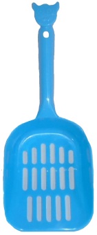 Gambar NDpets   Litter Scoop   Biru Muda