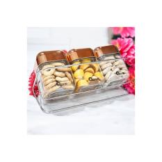 Oxone Ox-354R Toples Kaca Beling, Toples Tempat Kue, Toples Cantik NEW