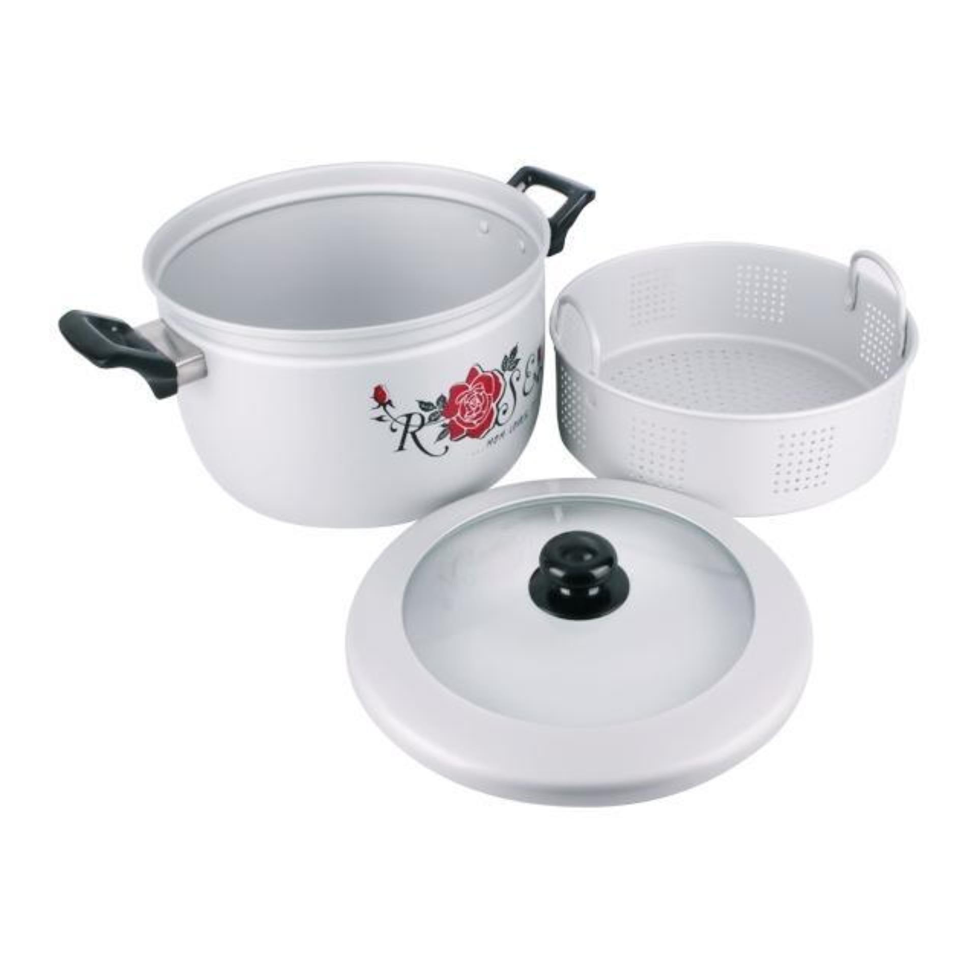Panci Kukus Steamer Rice Cooker 28Cm serbaguna