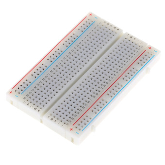Papan Rangkai Non Solder 400 Titik Ikat PCB Papan Tempat Memotong Roti Untuk Arduino Mei 2019 - 2 Papan rangkai non solder 400 titik ikat PCB papan tempat memotong roti untuk Arduino - 2
