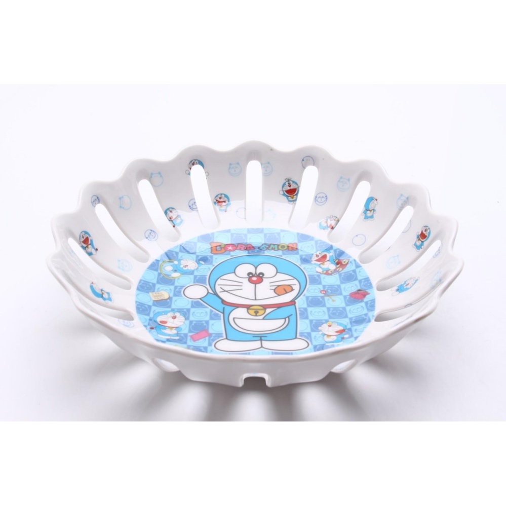 Piring Kue Nampan Buah Kitty Kucing Melamin Besar Diameter 30 cm Import