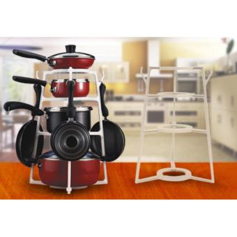 jual rak panci holder organizer cookware teflon wajan 4 jual rak panci holder organizer cookware teflon wajan 4