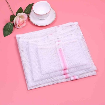 Soft Zipped Wash Bag Laundry Washing Mesh Net Underwear Bra ClothesSock Durable - Intl Juni 2019 - 4 Soft Zipped Wash Bag Laundry Washing Mesh Net Underwear Bra ClothesSock Durable - intl - 4