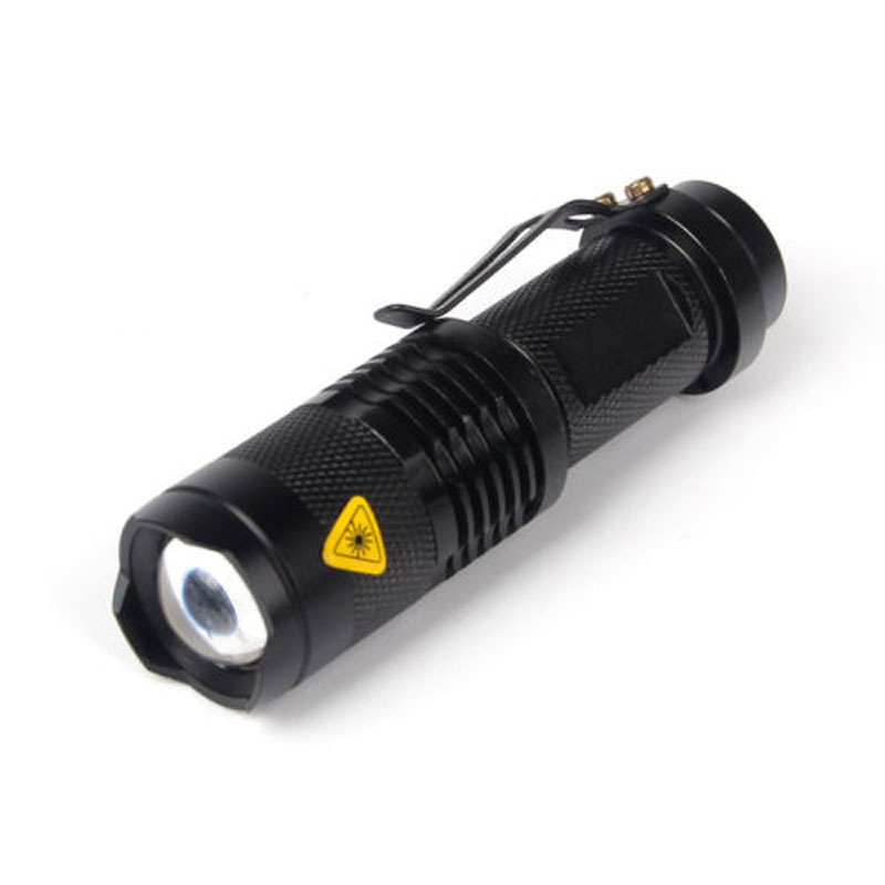 Gambar Super Terang CREE Q5 1200 lumen ZOOMABLE senter