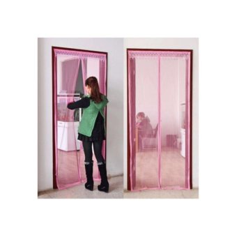Tirai Pintu Magnet Anti Nyamuk/ magnetic curtain magic meshpengusir - Best seller .