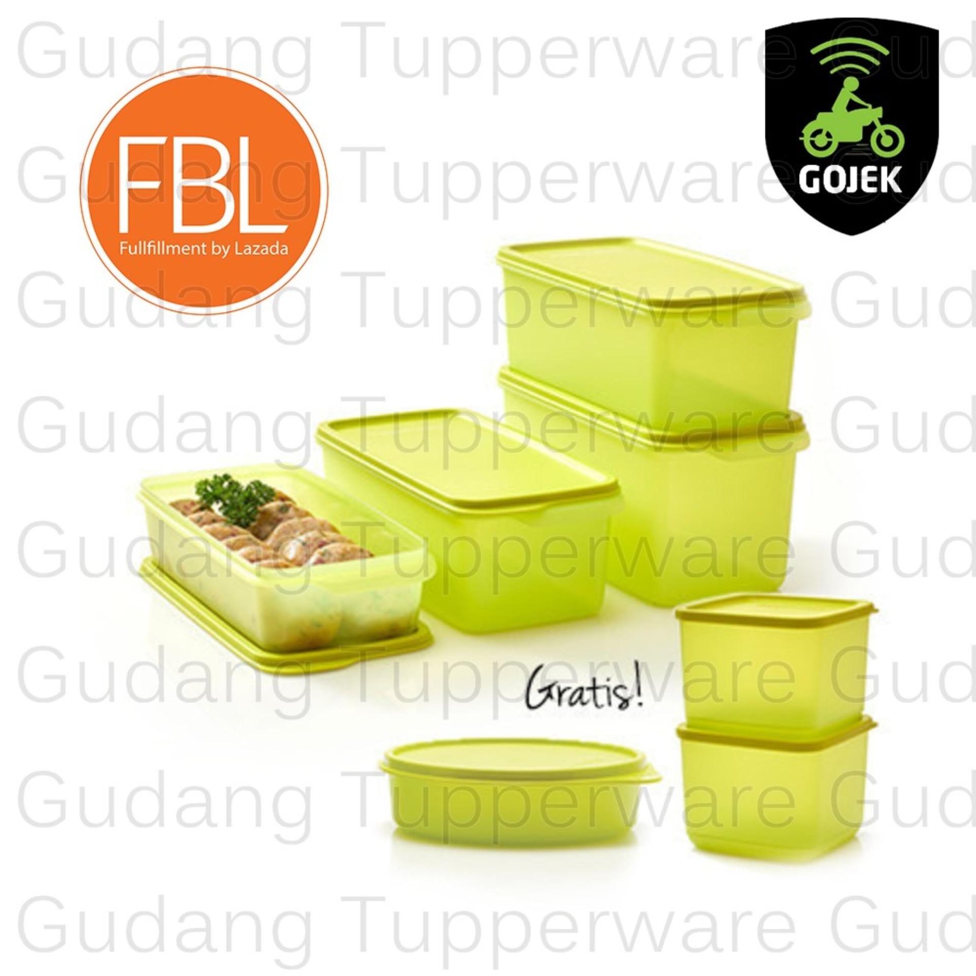 Tupperware Fresh Lime Collection (Free Medium Summer Fresh)