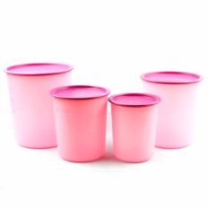 Tupperware Mosaic canister set (4)