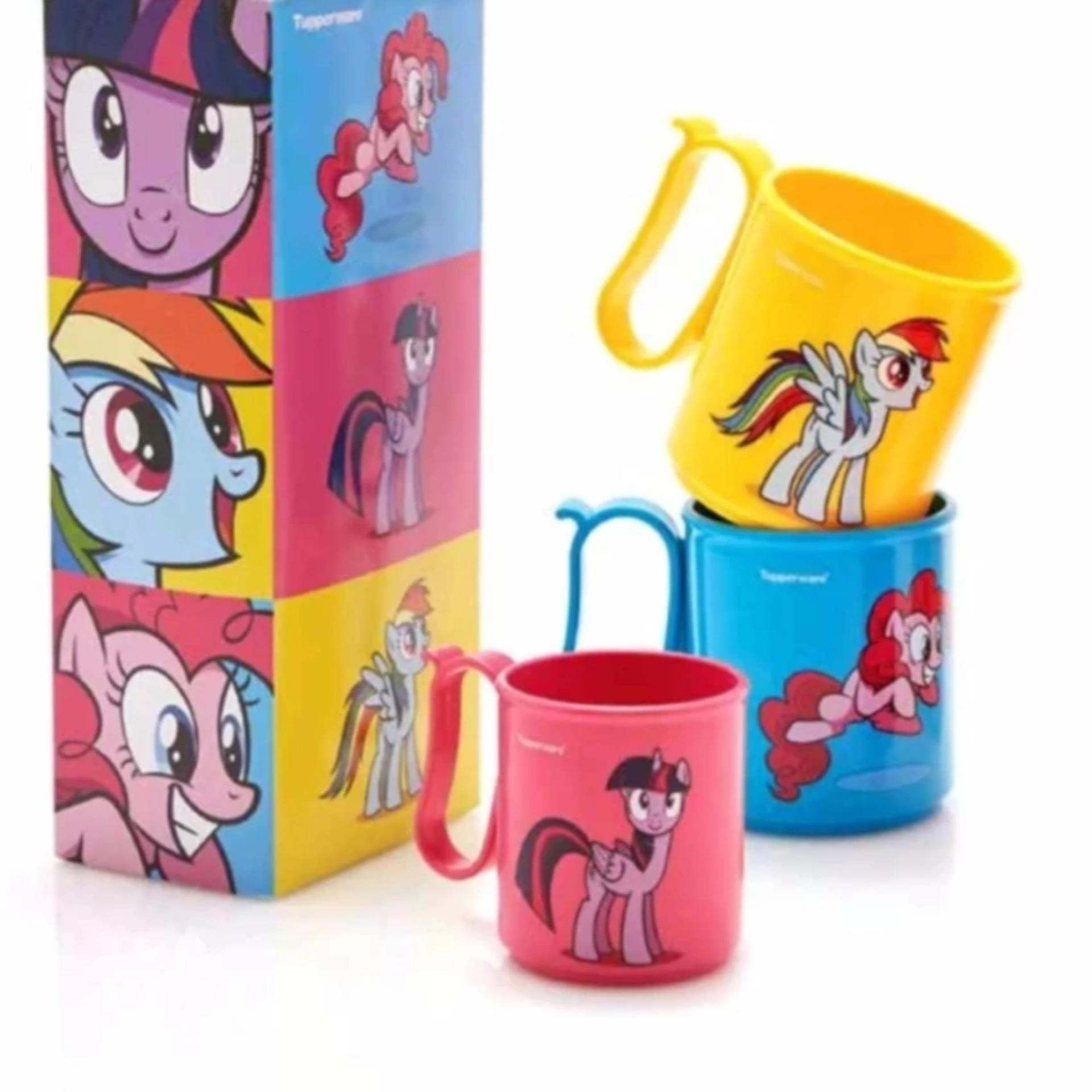 Tupperware My Little Pony Mug - 3pcs/set