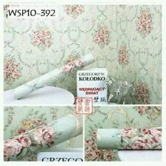 Wallpaper Sticker Dinding Motif Bunga Mawar