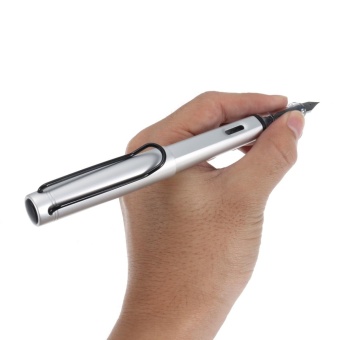 Wing Sung 6359 China Metal Fountain Pen Push Cap Extra Fine Nib 0.38mm Gift Silver - Intl Oktober 2018 - 3 Wing Sung 6359 China Metal Fountain Pen Push Cap Extra Fine Nib 0.38mm Gift Silver - intl - 3