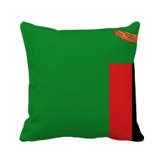 Zambia National Flag Africa Country Square Throw Pillow Insert Cushion Cover Home Sofa Decor Gift - intl
