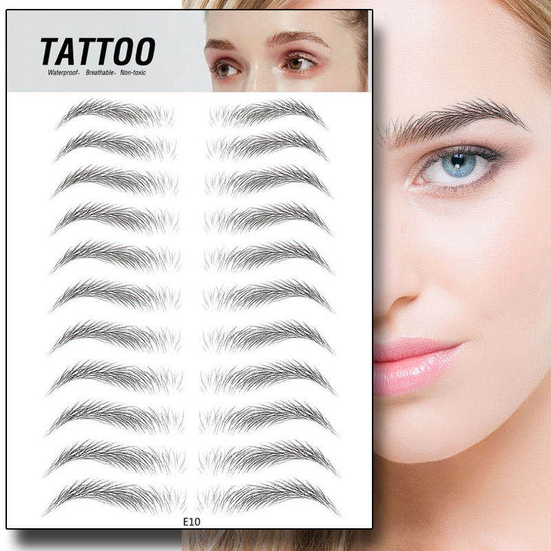 Miếng dán lông mày 4D tự nhiên không thấm nước NIIKA  - INTL