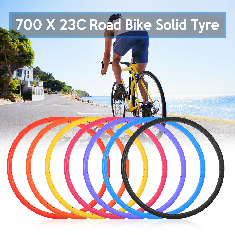 จักรยานยางแข็ง 700x23Cจักรยานถนนจักรยานขี่จักรยานขี่ยางแบบไม่มียางล้อ