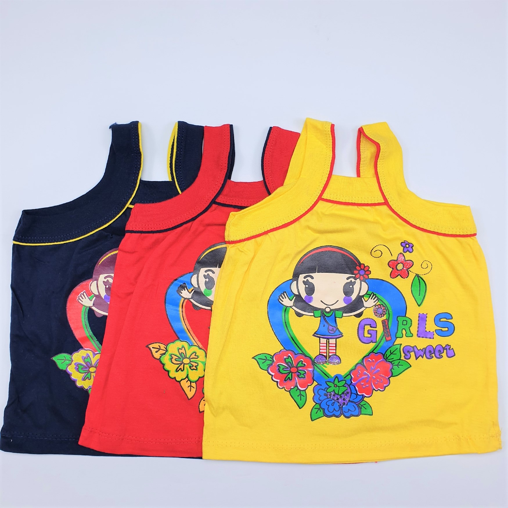 3 Pcs Atasan Anak Bayi Kaos Anak Baju Bayi Kaos Bayi 016