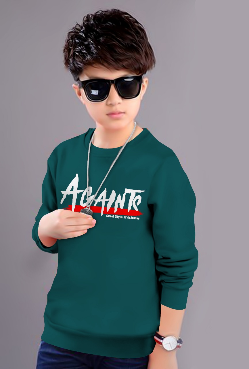 Hoshii - COD - baju kaos anak cowok dan cewek AGAINTS/ sweater anak-anak /