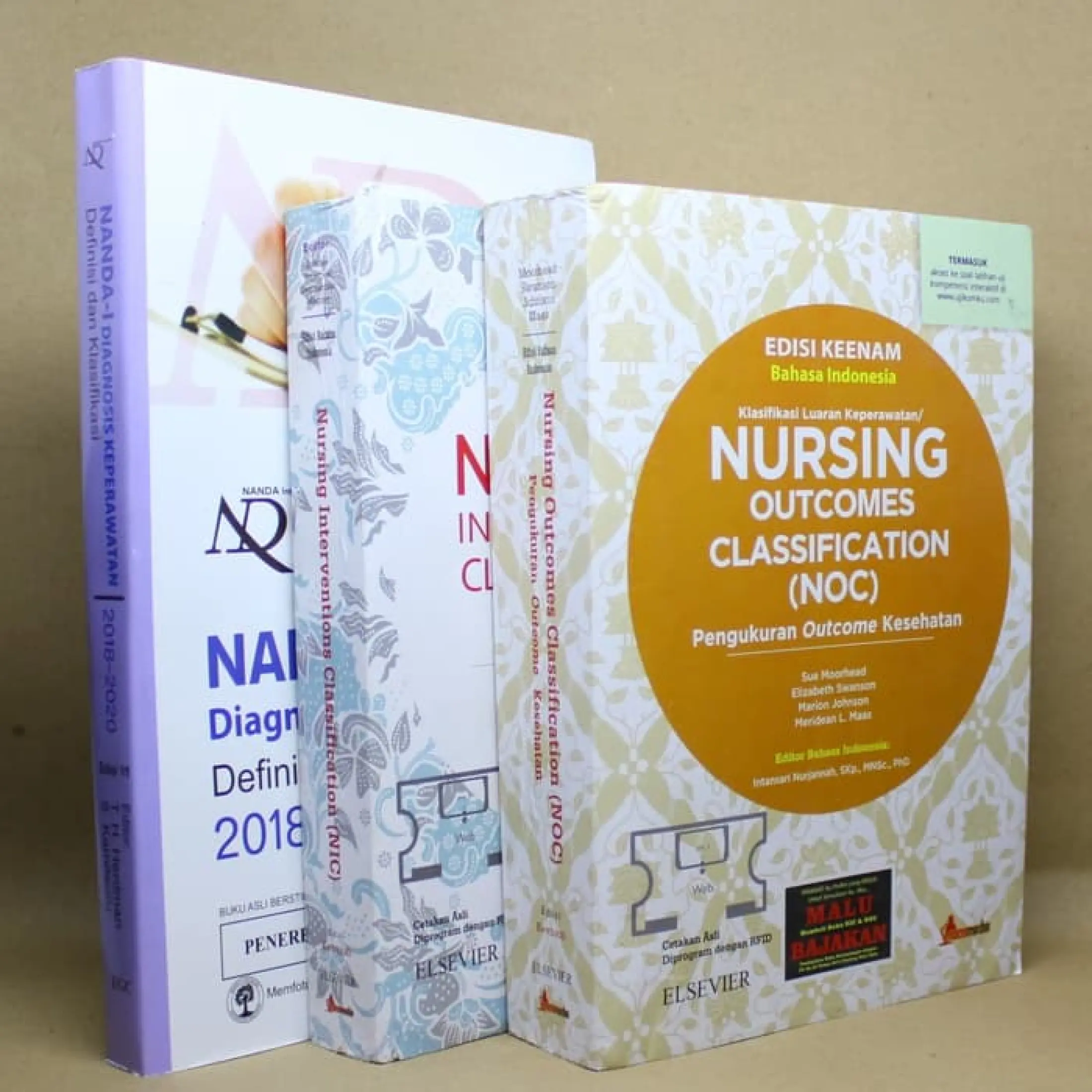 Paket 3 Buku Keperawatan Nanda I Diagnosis Keperawatan 2018 2020 Nic Noc Edisi Keenam Ketujuh Bahasa Indonesia Lazada Indonesia