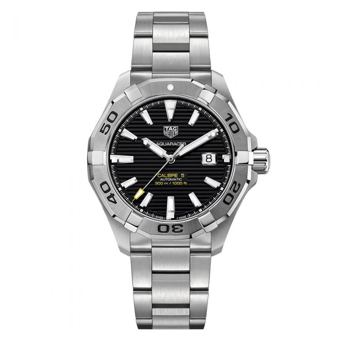 tag aquaracer black dial