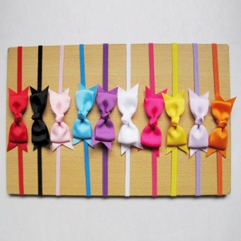 10pcs Girls Baby Children Satin Headband Hair W Band Accessories -intl Mei 2019 - 3 10pcs Girls Baby Children Satin Headband Hair w Band Accessories -intl - 3