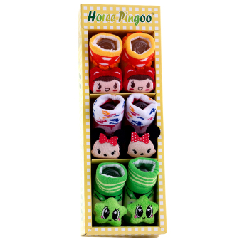 AA Toys Kaos Kaki Baby Girls Horee Pingoo 3 Pcs - Kaus Kaki Bayi Perempuan Maret 2019 - 2 AA Toys Kaos Kaki Baby Girls Horee Pingoo 3 Pcs - Kaus Kaki Bayi Perempuan - 2
