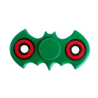 Gambar AIUEO   Fidget Spinner Bat man Hand Toys Mainan EDC Ceramic Ball Focus Games Bartman   Hijau