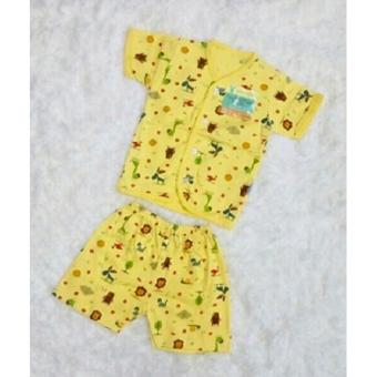 jual aruchi kancing depan lengan pendek motif animal size m kuning di lazada co id store jual aruchi kancing depan lengan pendek motif animal size m kuning di lazada co id store