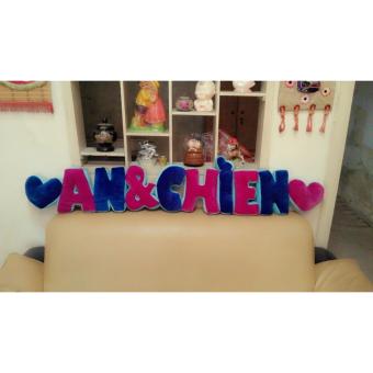 Bantal Boneka Huruf Nama Alfabet Juni 2019 - 5 Bantal boneka huruf nama alfabet - 5