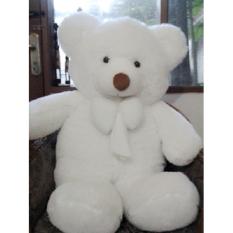 Boneka Beruang Teddy Bear Putih Super Jumbo 120 CM
