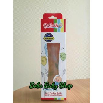 Botol Susu Reliable 250ml/ 3 In 1 Feeding Bottle With Peristaltic Nipple Juni 2019 - 2 Botol Susu Reliable 250ml/ 3 in 1 Feeding Bottle With Peristaltic Nipple - 2