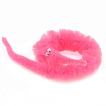 Gambar Cute Magic Toy Fuzzy Worm Trick Twisty Plush Wiggle Stuffed Animals Kids Gift   intl