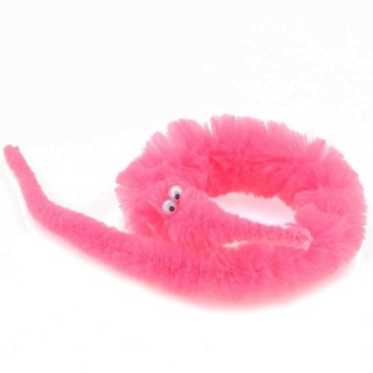 Gambar Cute Magic Toy Fuzzy Worm Trick Twisty Plush Wiggle Stuffed AnimalsKids Gift   intl