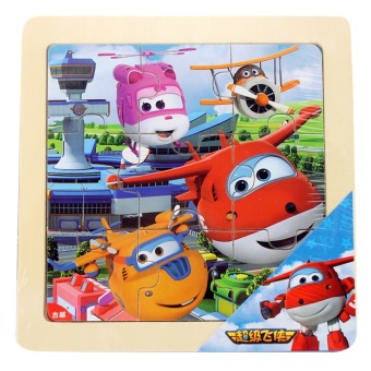 Gambar Disney Jigsaw kayu dengan kotak jigsaw puzzle