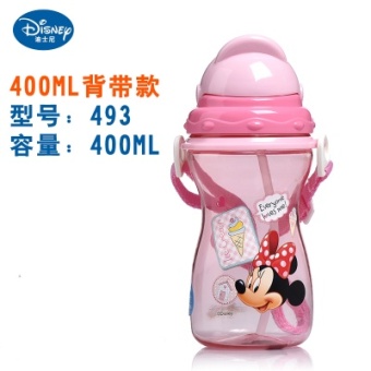 Gambar Disney kartun sabuk menangani ganda cangkir anak suction cup