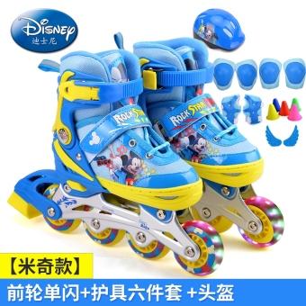 Gambar Disney pria dan wanita roda empat penuh sepatu roda sepatu roda skating sepatu