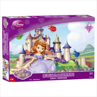 Gambar Disney Princess lembar Mickey anak anak kertas puzzle teka teki