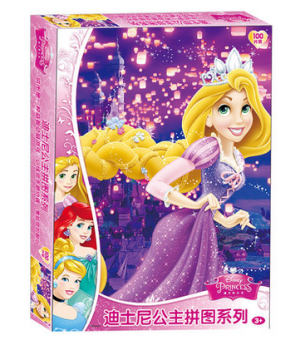 Gambar Disney Princess lembar Mickey anak anak kertas puzzle teka teki