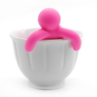 Elife Creative Little Man Shaped Silicon Tea Strainer InfuserFliter Tea Making Tool - Intl Pebruari 2019 - 2 Elife Creative Little Man Shaped Silicon Tea Strainer InfuserFliter Tea Making Tool - intl - 2