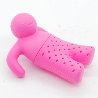 Elife Creative Little Man Shaped Silicon Tea Strainer InfuserFliter Tea Making Tool - Intl Pebruari 2019 - 4 Elife Creative Little Man Shaped Silicon Tea Strainer InfuserFliter Tea Making Tool - intl - 4