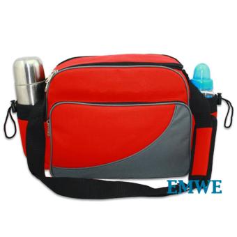 EMWE Baby Bag Mini Tas Slempang Perlengkapan Makan Botol Susu Bayi Tas Selempang Tempat Makan Bekal Anak Lunch Baby Box Bag 2in1 - RED Pebruari 2019 - 3 EMWE Baby Bag Mini tas slempang perlengkapan makan botol susu bayi Tas selempang Tempat Makan Bekal Anak Lunch Baby Box Bag 2in1 - RED - 3