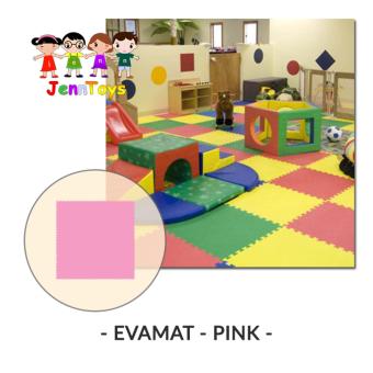 Gambar Evamat   Polos   Matras   Tikar   Karpet   Puzzle Alas LantaiEvamat   Pink