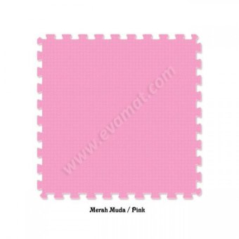 Gambar Evamats Puzzle Polos 30 x 30   Pink