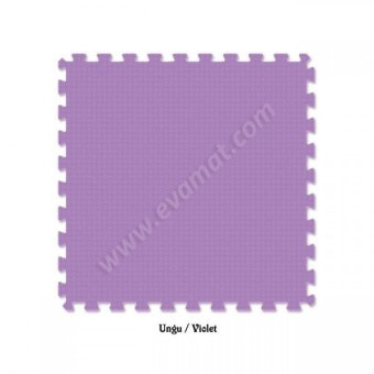 Gambar Evamats Puzzle Polos 30 x 30   Violet
