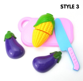 Fantastic Flower 4PCs/set Kitchen Toy Baby Plastic Colorful Cut Fruit Pretend Play House Educational Toys-Fruit - Intl Pebruari 2019 - 3 Fantastic Flower 4PCs/set Kitchen Toy Baby Plastic Colorful Cut Fruit Pretend Play House Educational Toys-Fruit - intl - 3